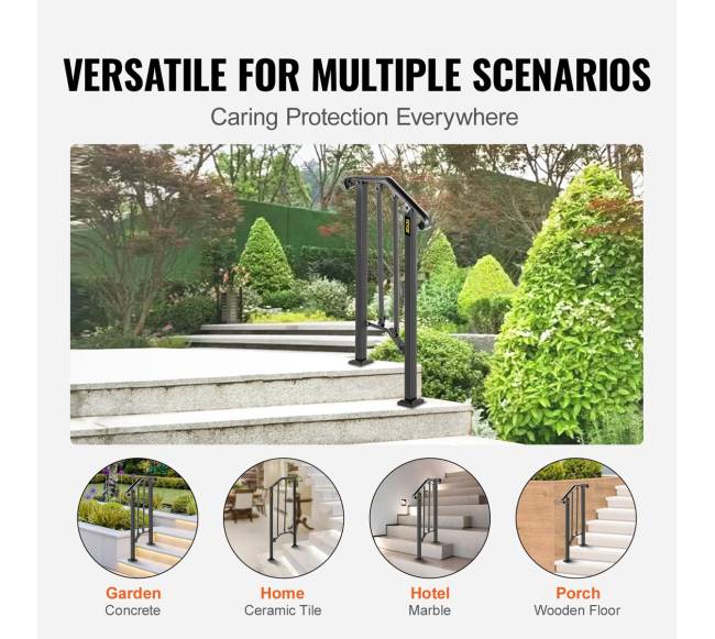 turėklas vienam ar dviem žingsniams juodas4