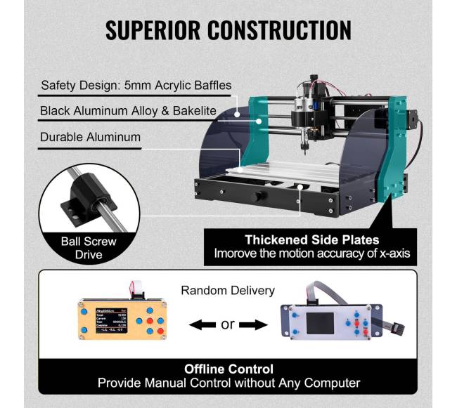 CNC graviravimo staklės 3018 Pro lazeris5