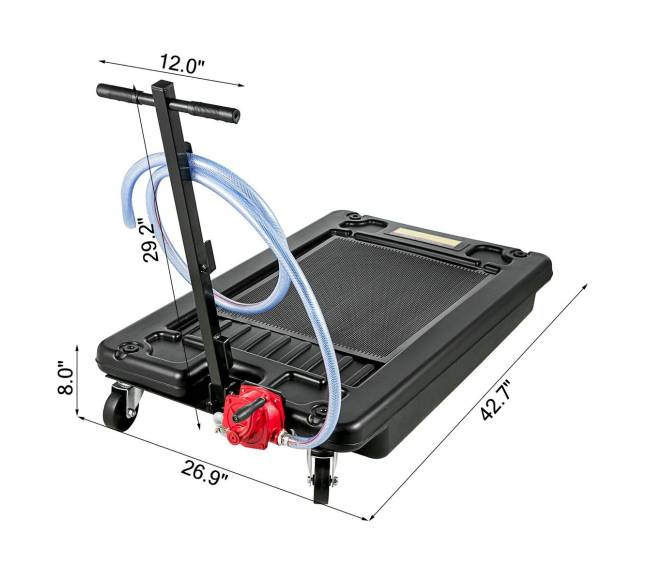Nešiojamas alyvos surinktuvas su siurbliu 64L7