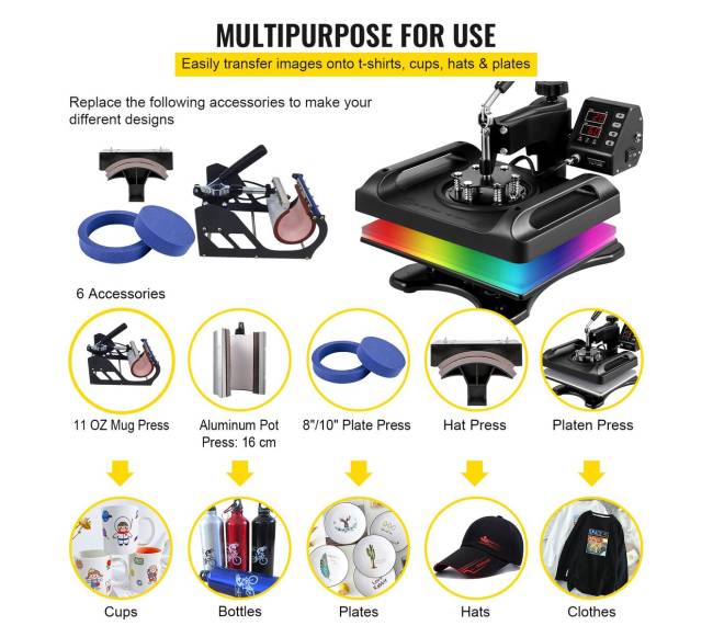 Šilumos presas 29 x 38 cm 6 in 15