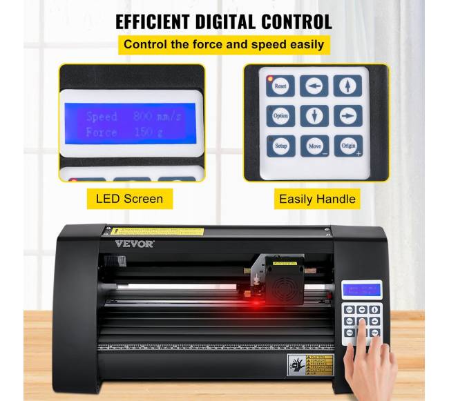 Vinilo pjaustytuvas su optine akimi, 375 mm2