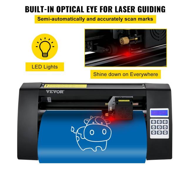 Vinilo pjaustytuvas su optine akimi, 375 mm3