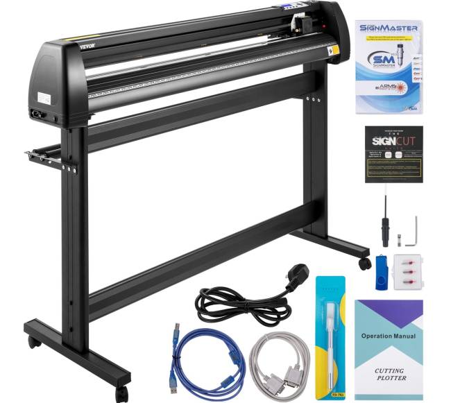 Vinilo pjaustymo mašina su LCD ekranu ir programine įranga0