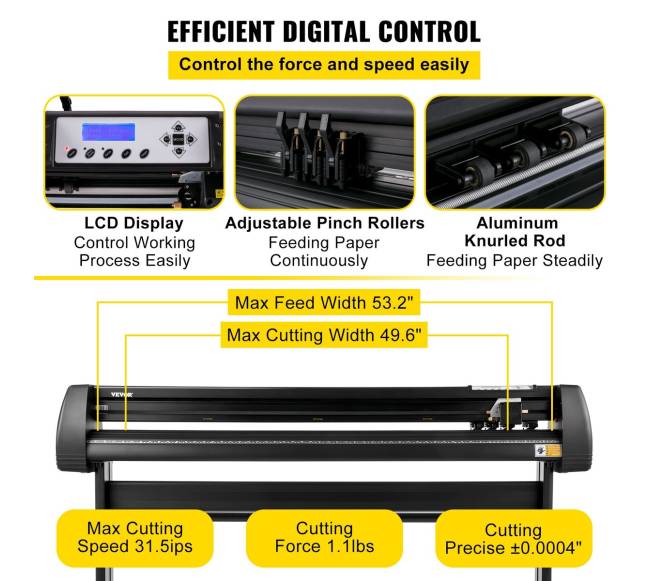 Vinilo pjaustymo mašina su LCD ekranu ir programine įranga2