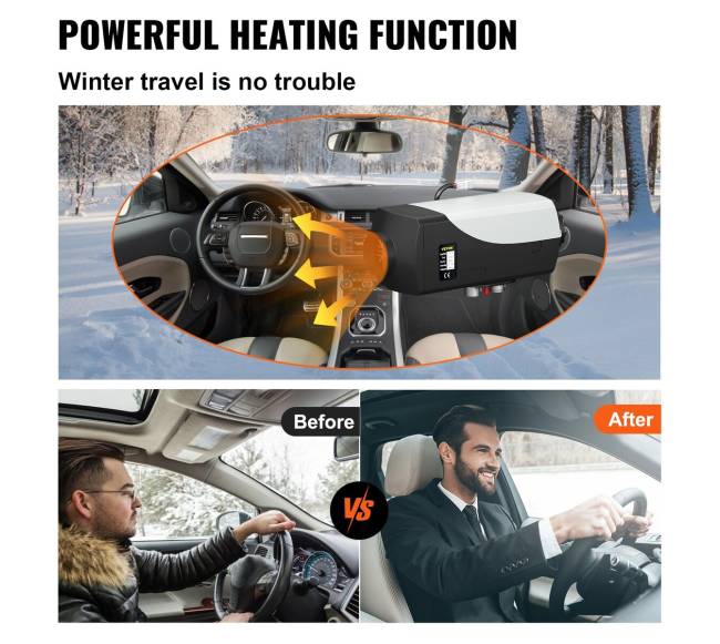 8 kW dyzelinis oro šildytuvas su LCD valdymu2