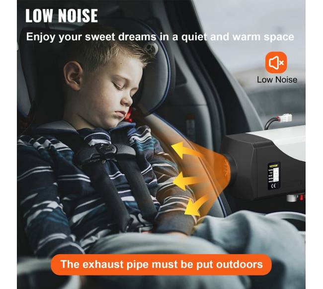 8 kW dyzelinis oro šildytuvas su LCD valdymu5