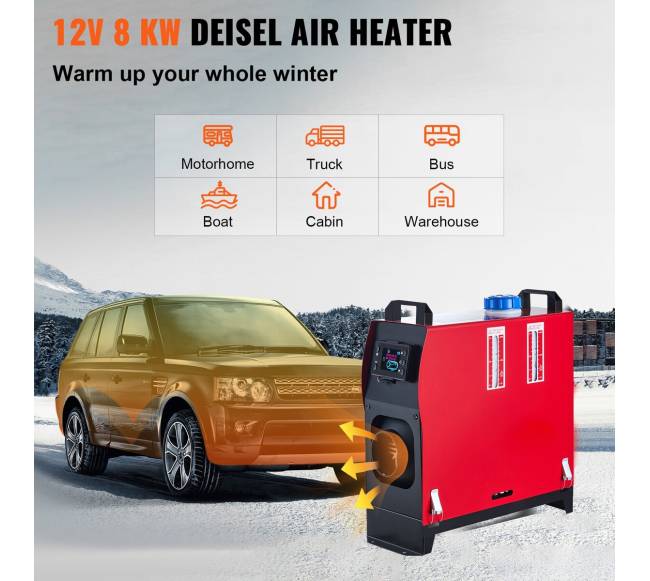 5 kW dyzelinis oro šildytuvas su valdymu1