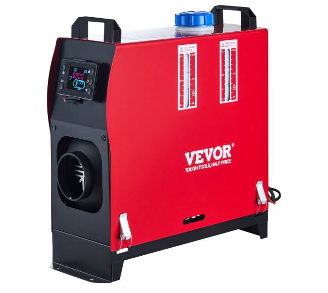 Dyzelinis šildytuvas su LCD ir duslintuvu RV sunkvežimiams0