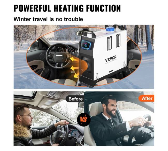 8kW dyzelinis šildytuvas automobiliams ir laivams2