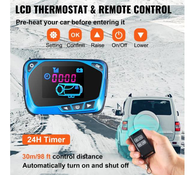 8kW dyzelinis šildytuvas automobiliams ir laivams4