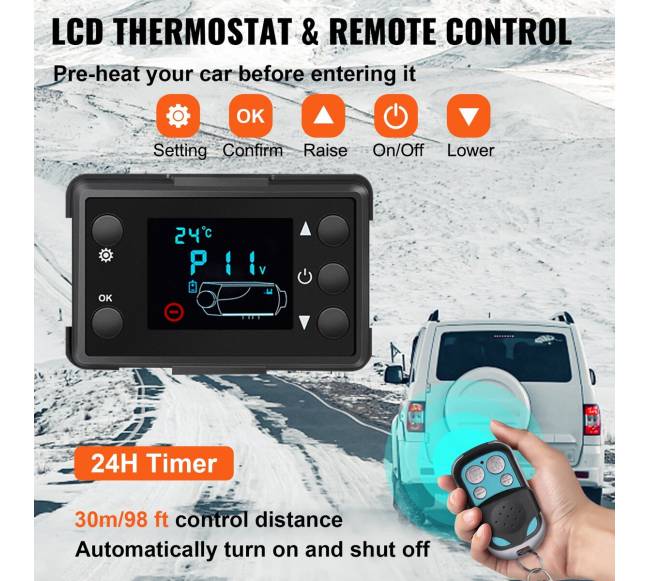 Dyzelinis oro šildytuvas su nuotoliniu valdymu4