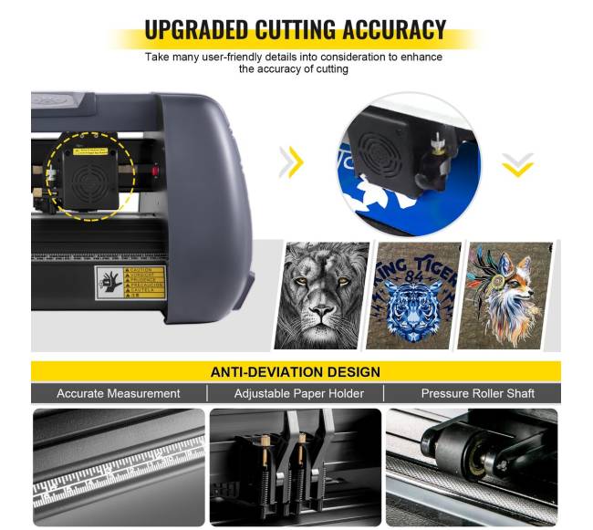 Vinilo pjaustymo mašina 375 mm pločio2