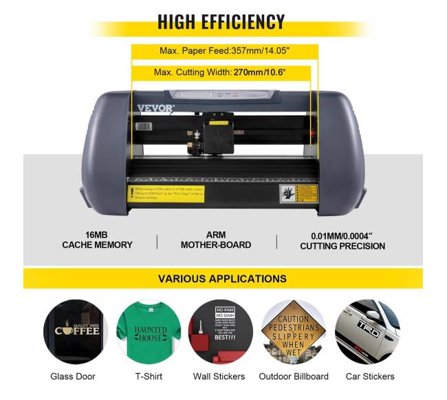 Vinilo pjaustymo mašina 375 mm pločio4