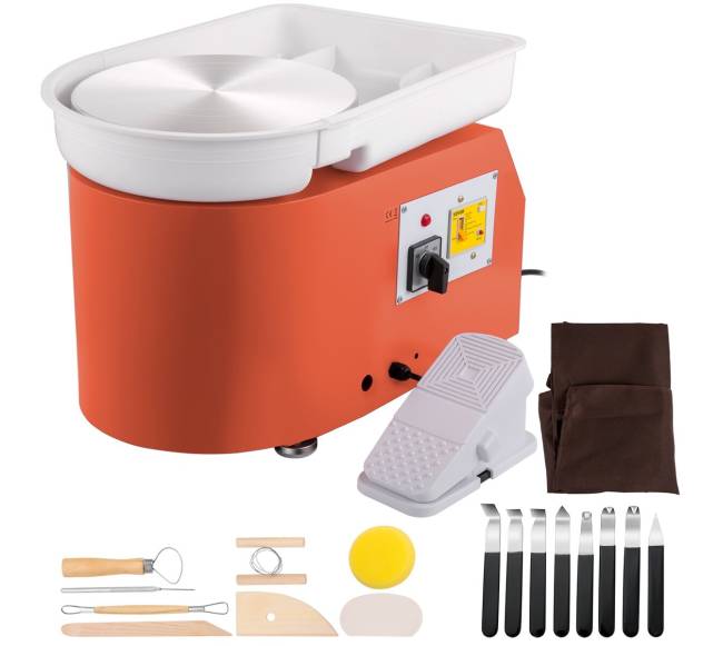 Keramikos žiedimo staklės 11 colių, reguliuojamas greitis0