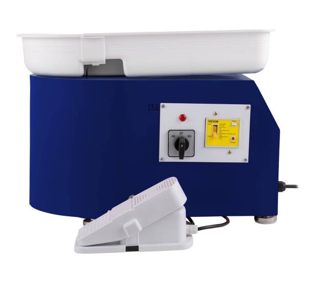 Keramikos žiedimo staklės, 28 cm 350W mėlynos9