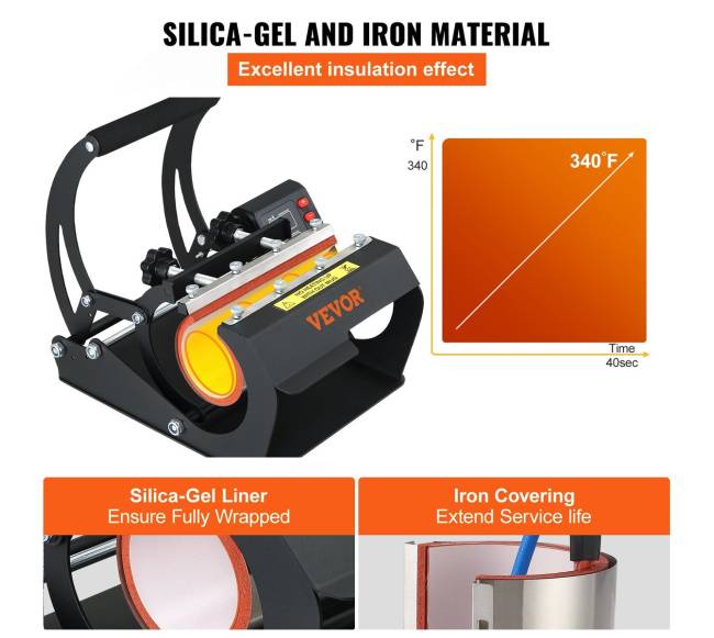 Puodelių šilumos presas su dviem plokštelėmis3