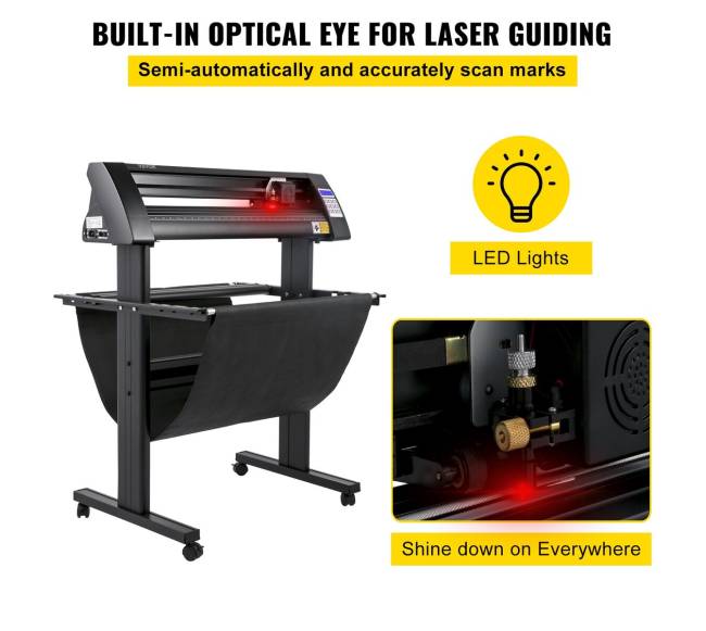 Vinilo pjaustyklė su LED ekranu ir stovu3