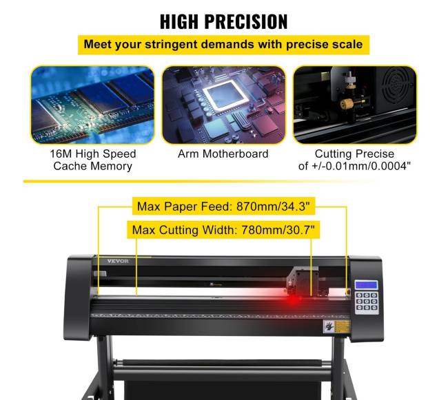 Vinilo pjaustyklė su LED ekranu ir stovu4