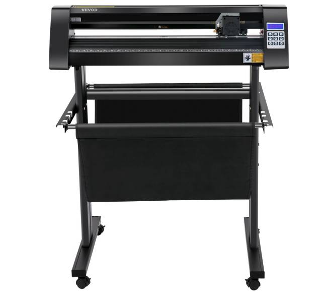 Vinilo pjaustyklė su LED ekranu ir stovu8