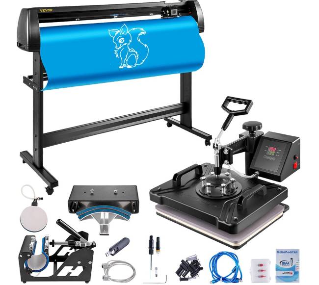 5 viename šilumos presas ir vinilo pjaustytuvas0