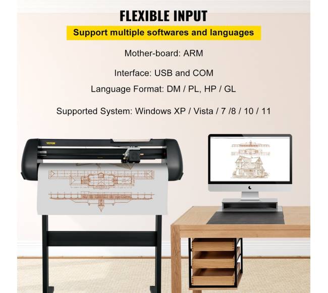 Vinilo pjaustyklė 28 colių su stovu4