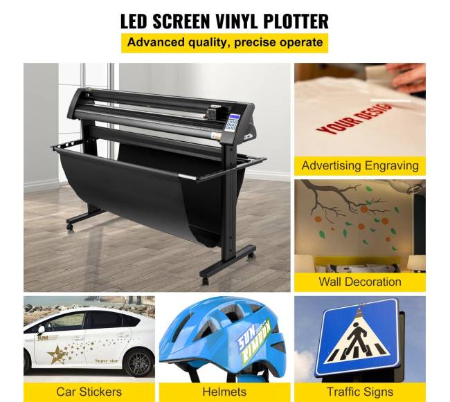 Vinilo pjaustytuvas su LED ekranu 1350 mm1