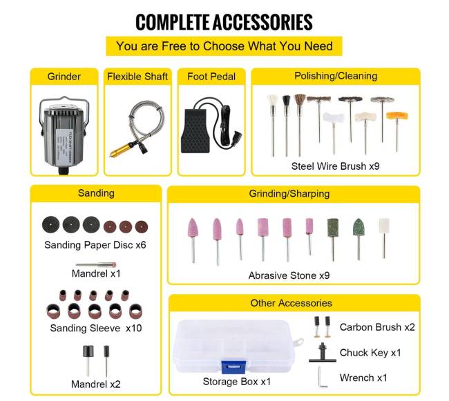 Lankstaus veleno grąžtas su greičio pedalu 780W5