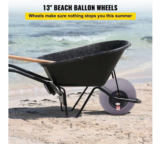 Pliažo balioniniai ratai, 33 cm smėlio padangos1