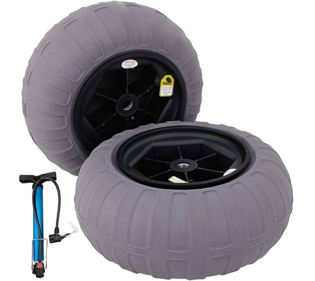 paplūdimio vežimo ratai, 40 cm smėlio padangos0