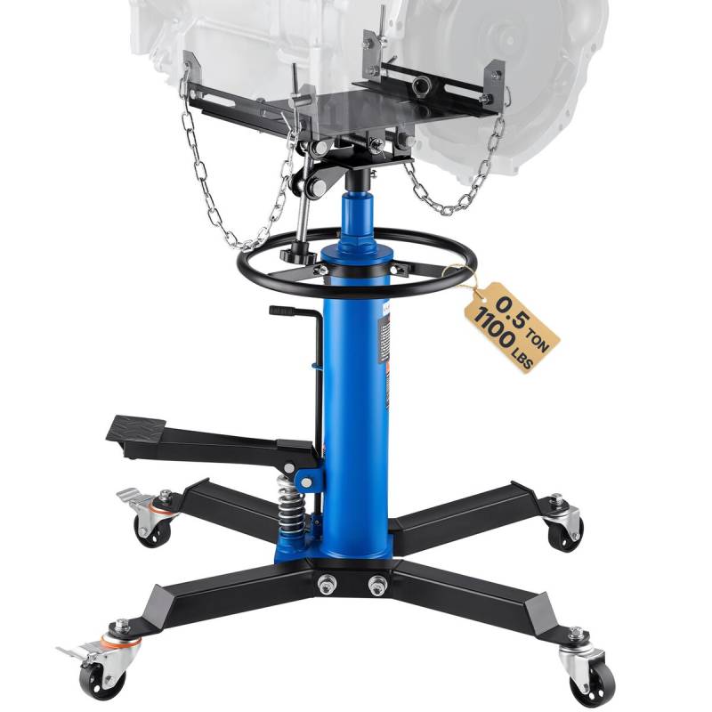 Hidraulinis pavarų keltuvas, 0.5 tonos, mėlynas0