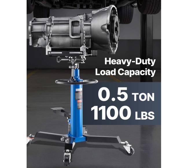 Hidraulinis pavarų keltuvas, 0.5 tonos, mėlynas1