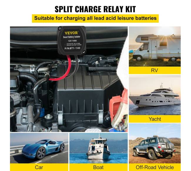 Automatinis akumuliatorių izoliatorius 12V 140AMP1