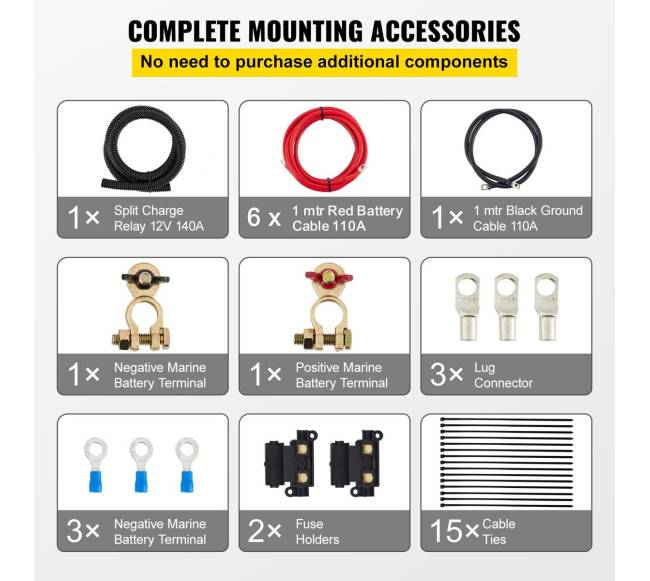 Automatinis dviejų akumuliatorių izoliatorius 12V2