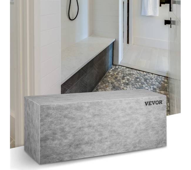 Dušo kampinė sėdynė plytelėms, 120 x 40 x 50 cm7