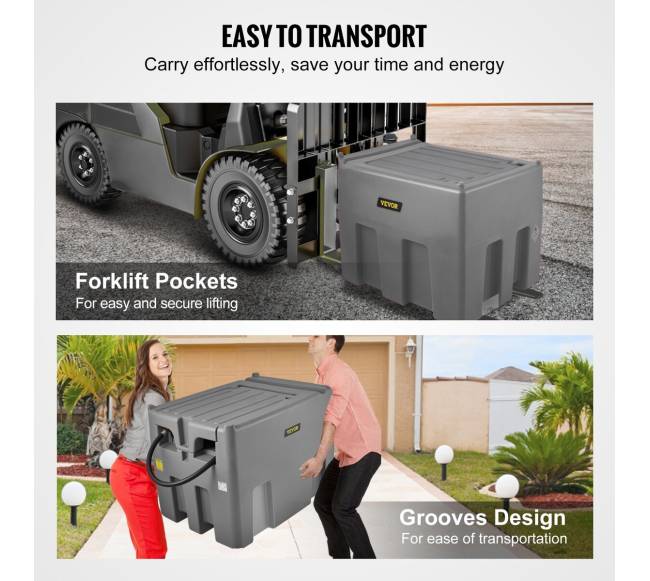 Nešiojamas dyzelino bakas, talpa 438 litrų5