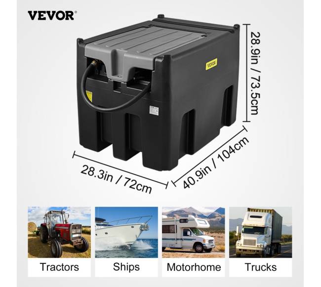 Nešiojamas dyzelino bakas, 440 litrų6