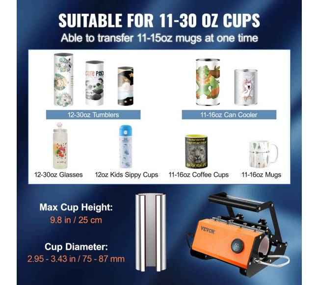 Puodelių šilumos presas 30oz tūblem2