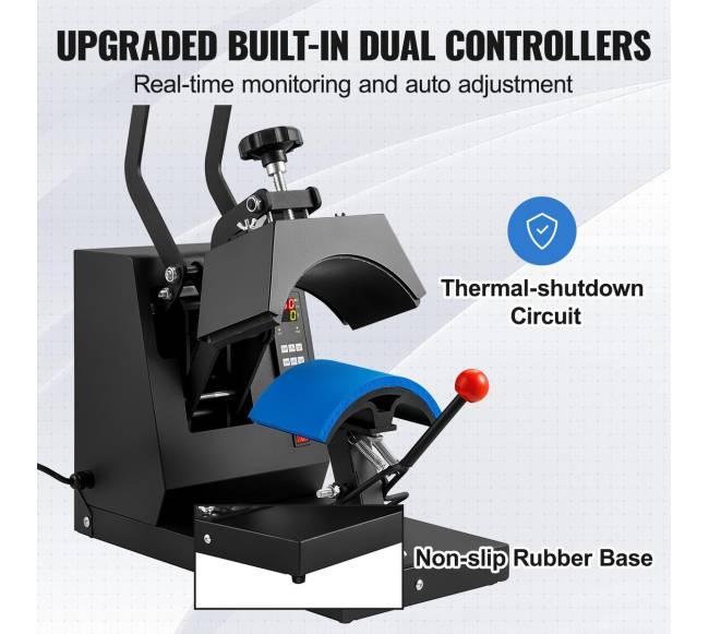 Kepurės šilumos presas, 4-in-1 kepurės presavimo mašina5