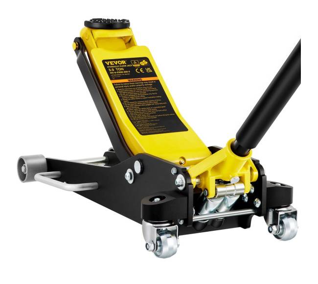 3 tonų žemas aliuminio ir plieno automobilių domkratas0