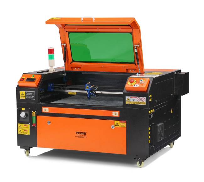 60W CO2 lazerinis graviravimo įrenginys 400x600 mm darbinis stalas0