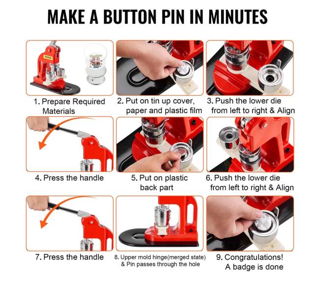 Ženkliukų gaminimo mašina 32 mm su 500 dalimis5