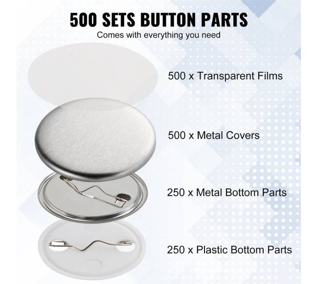 1.25 colio ženkliuko dalys 500 komplektų2