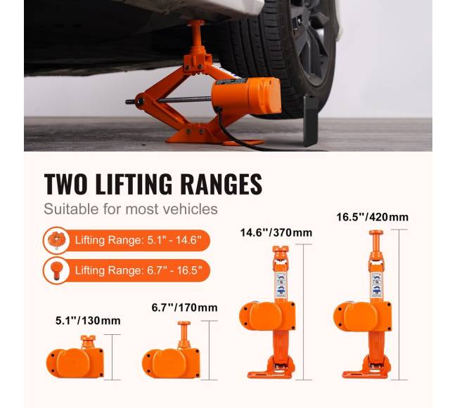 Elektrinis automobilinis žirklinis domkratas 3 t2