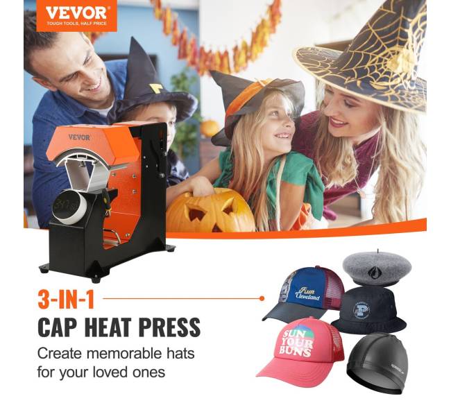 Automatinė kepurių šilumos presas su sublimacija1