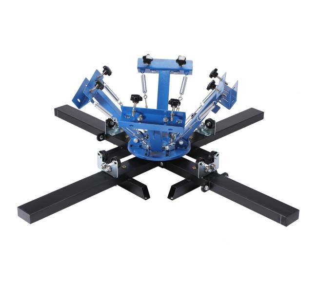 4 spalvų 4 stočių šilkografija spaudos mašina9