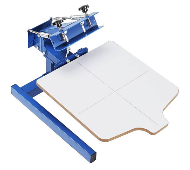 Vienos spalvos šilkografinė spaudos mašina9