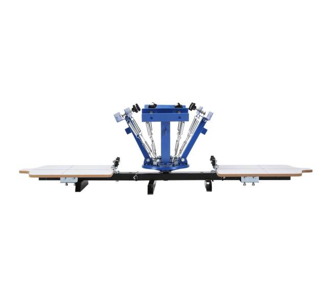 4 spalvų 2 stacijų šilkografijos presas8