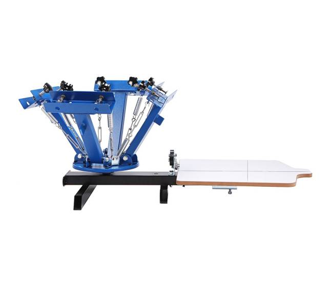 4 spalvų 1 stotis šilkografinė spauda8