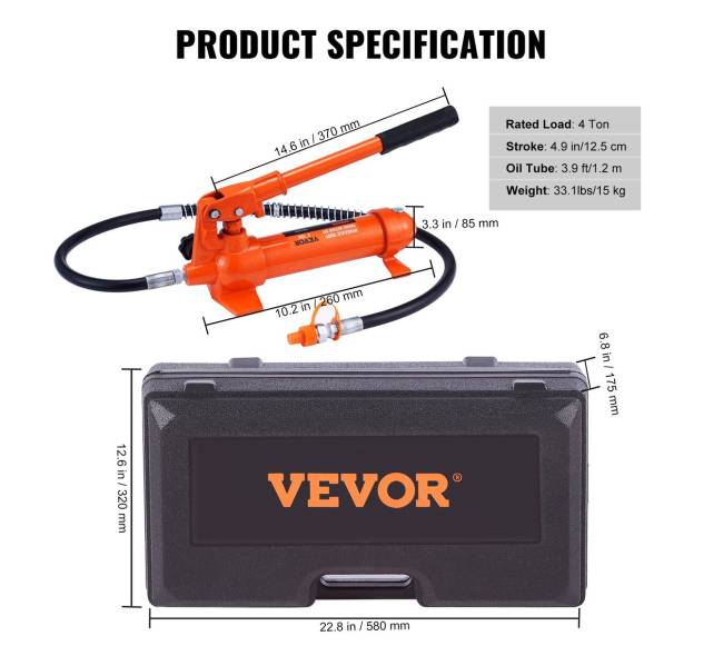 4 tonų hidraulinis domkratas su dėklu6