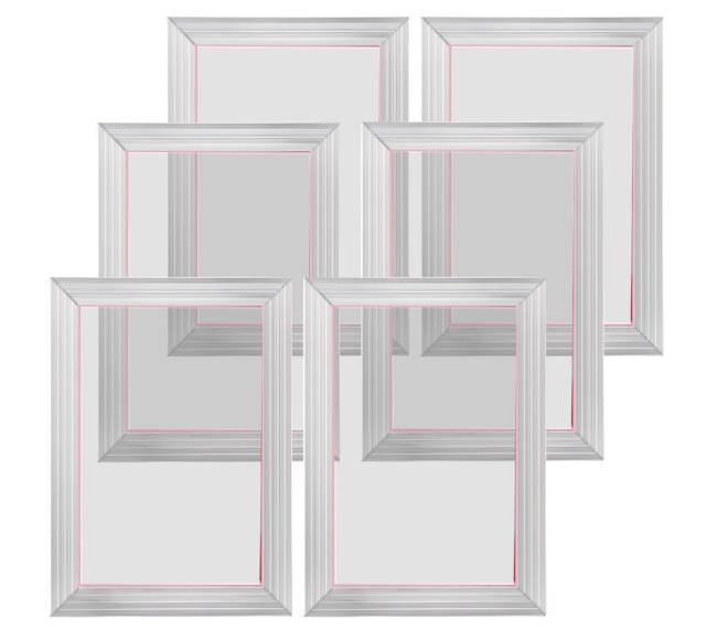 Šilkografinės spaudos rėmelis rinkinys 10x14" 6 vnt.0